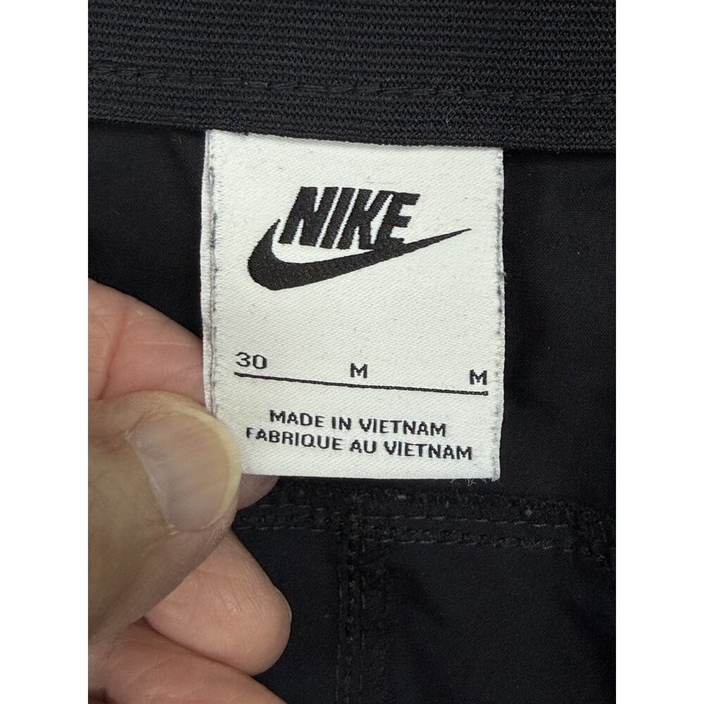 Nike Black Joggers with White Zip Accent - Picture 9 of 15